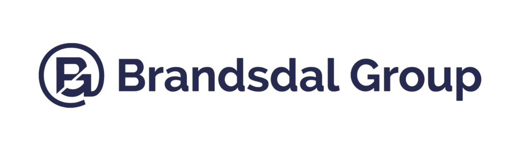 Brandsdal Group Logo blå